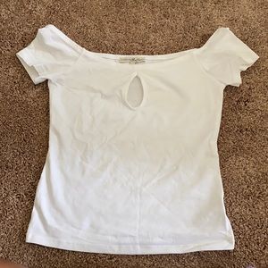 Express One Eleven Off the Shoulder Top